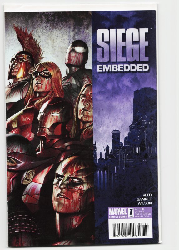 Siege: Embedded #1 (Marvel Comics, 2010), raw, ungraded comic book — front cover