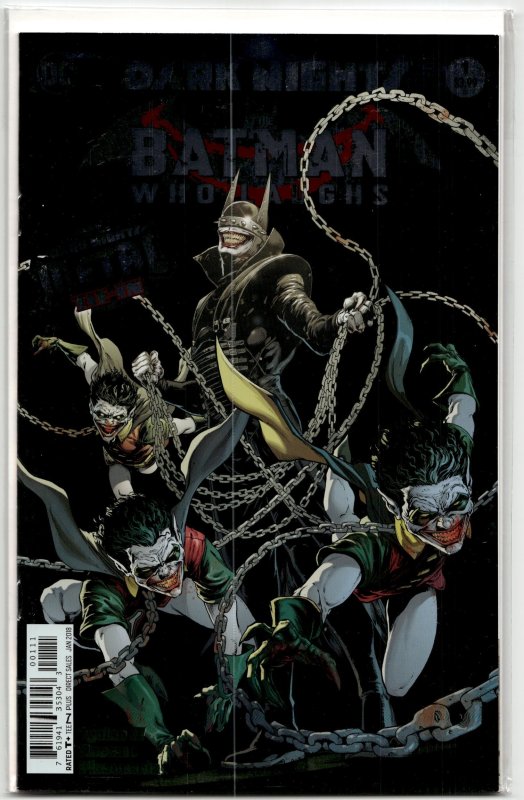 Dark Nights: The Batman Who Laughs (2017) the Batman Who Laughs (DC Comics, 2017), raw, ungraded comic book — front cover