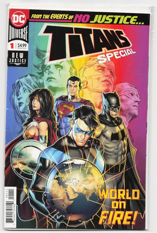 Titans Special (2018) Titans (2018), raw, ungraded comic book — front cover