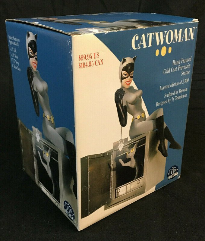 DC Direct Catwoman Animated Statue Ty Templeton Mib Limited Edition #1362 (DC Comics), raw, ungraded comic book — front cover