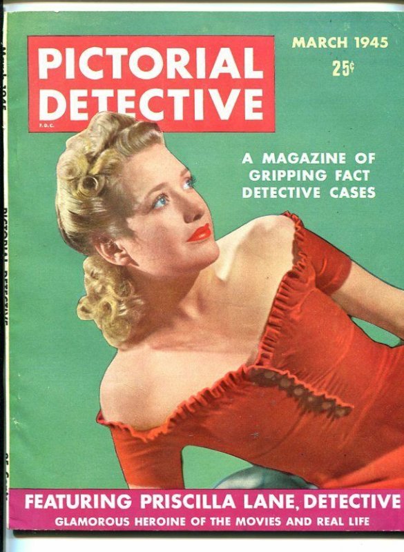 Pictorial Detective #1, raw, ungraded comic book — front cover