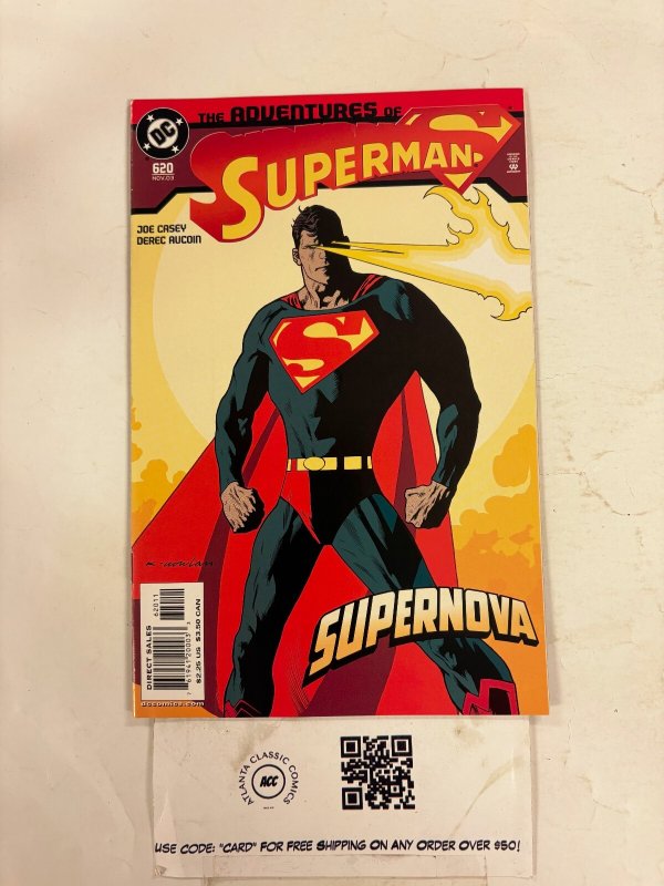 Adventures of Superman #620 (DC Comics, 2003), raw comic book in NM condition — front cover