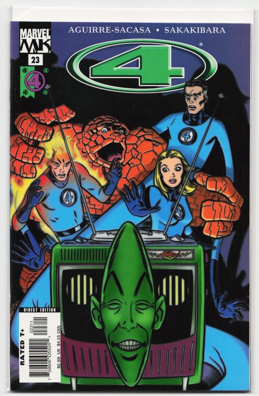 Marvel Knights: 4 #23 (Marvel Comics, 2005), raw, ungraded comic book — front cover