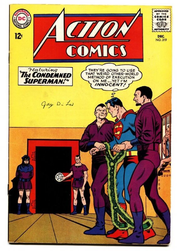 Action Comics #319 (DC Comics, 1964), raw comic book in VF condition — front cover