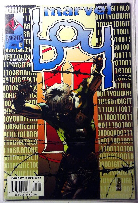Marvel Boy #3 (Marvel Comics, 2000), raw, ungraded comic book — front cover