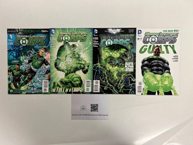 4 Green Lantern DC Comic Books # 10 11 12 13 Superman Wonder Woman 85 JS44, raw, ungraded comic book — front cover
