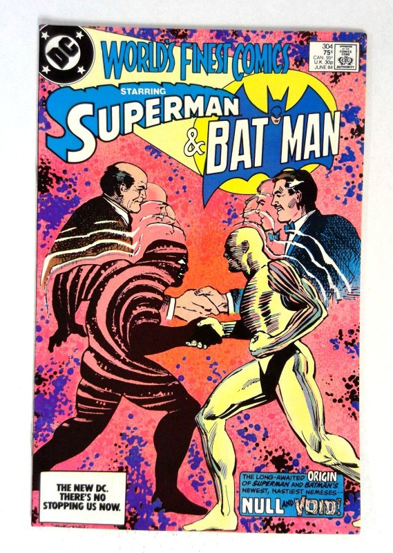World's Finest Comics #304 (DC Comics, 1984), raw comic book in NM- condition — front cover