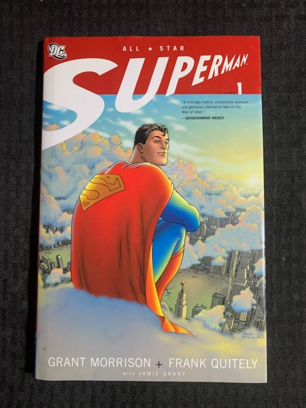 2007 ALL Star Superman Volume 1 by Frank Quitely Hc/dj Fvf/fn 1st DC Comics (DC Comics, 2007), raw comic book in FN condition — front cover