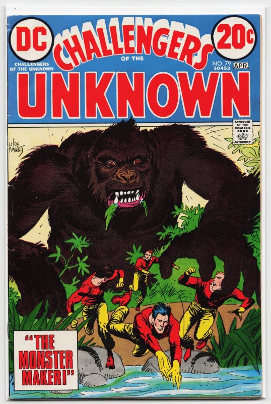 Challengers of the Unknown #79 (DC Comics, 1973), raw, ungraded comic book — front cover