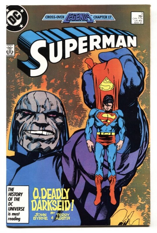 Superman #3 - 1987 - DC - Vf/nm - Comic Book (DC Comics, 1987), raw comic book in VF/NM condition — front cover