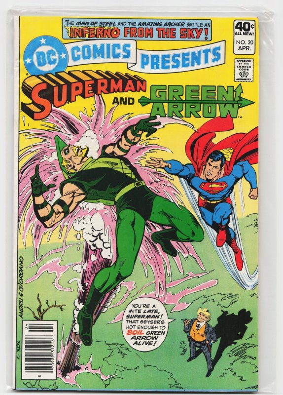 Presents #20 (DC Comics, 1980), raw, ungraded comic book — front cover