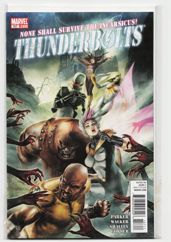 Thunderbolts #157 (Marvel Comics, 2011), raw, ungraded comic book — front cover