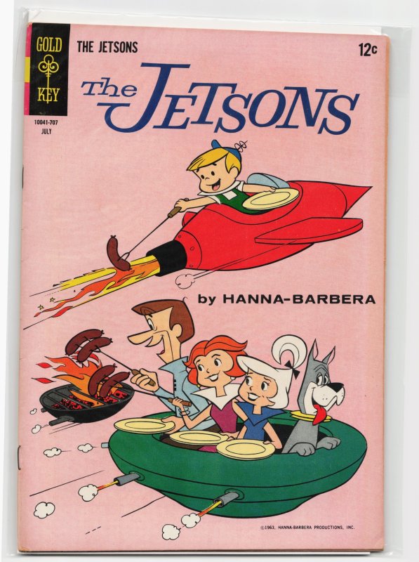 Jetsons #2 (Gold Key Comics, 1963), raw, ungraded comic book — front cover