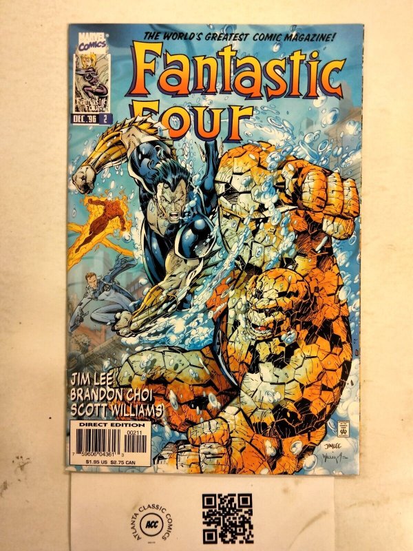 Fantastic Four #2 (Marvel Comics, 1998), raw comic book in NM condition — front cover