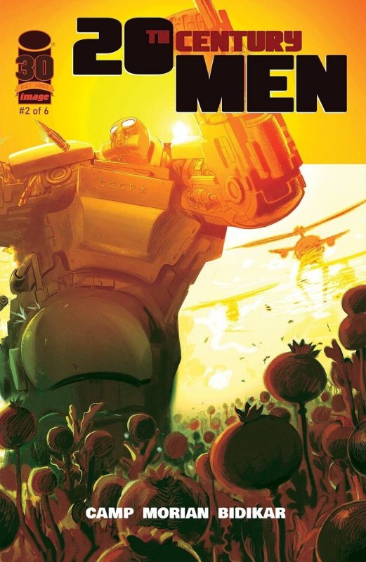 20th Century Men #2 (Image Comics, 2022), raw, ungraded comic book — front cover