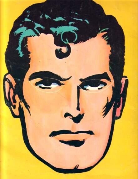 Superman Giant Comics Edition with Mask-1976 VG, raw comic book in VG condition — front cover