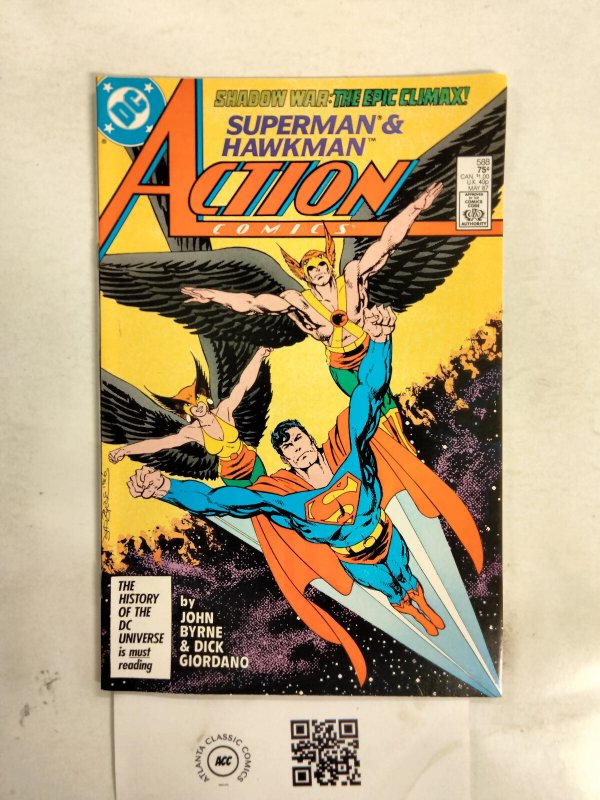 Action Comics #588 (DC Comics), raw, ungraded comic book — front cover