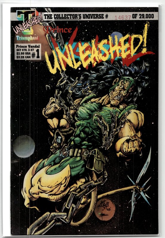 Prince Vandal #1 (1993), raw, ungraded comic book — front cover
