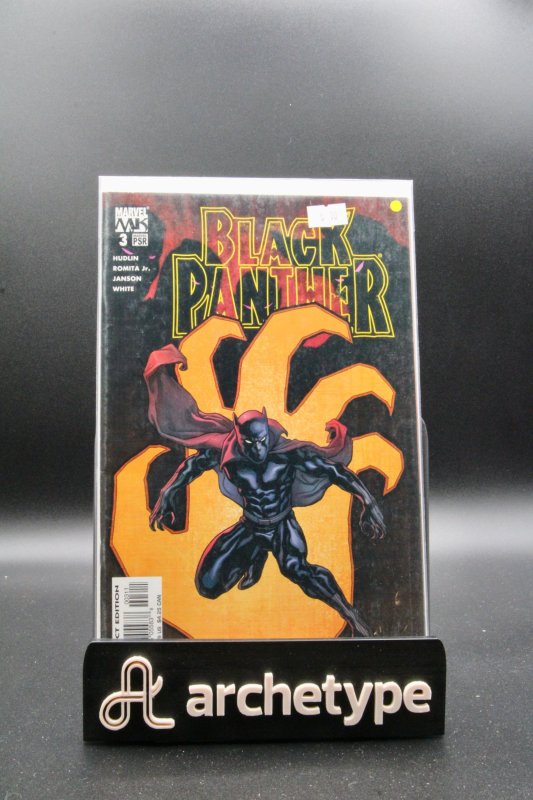 Black Panther #3 (Marvel Comics, 2005), raw comic book in NM- 9.2 condition — front cover