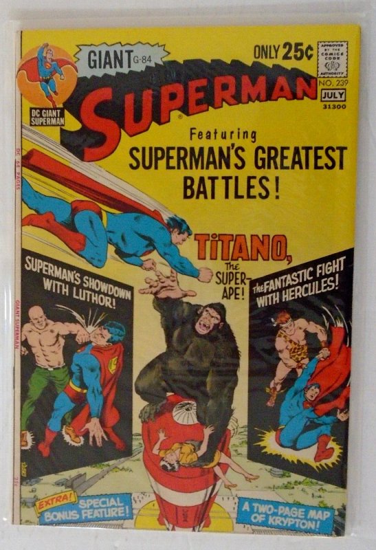 *Superman V1 #239n, comic book — front cover in its holder