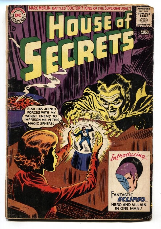 House of Secrets #61 (DC Comics, 1963), raw comic book in VG condition — front cover