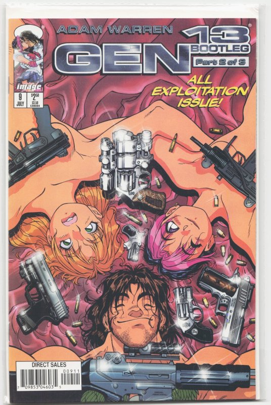 Gen 13 Bootleg #9 (Image Comics, 1997), raw, ungraded comic book — front cover