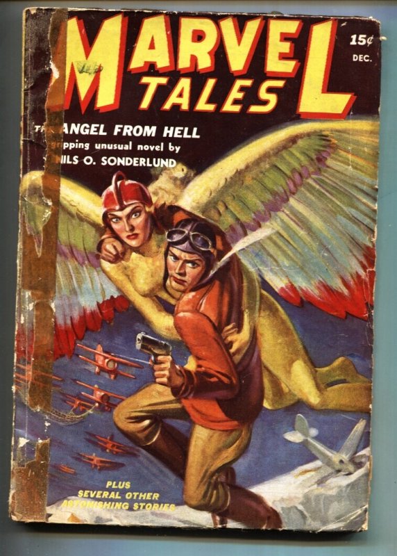 Marvel Tales #6 (Timely Comics, 1939), raw, ungraded comic book — front cover