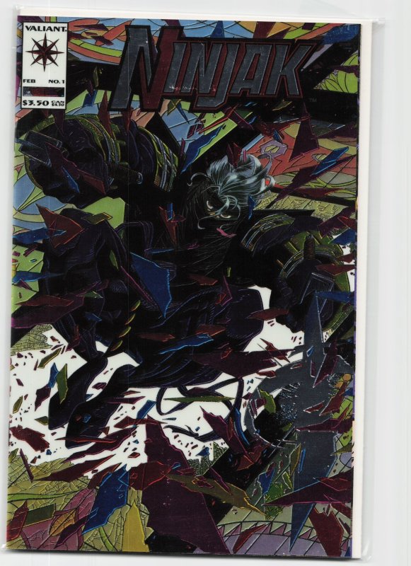 Ninjak #1 (Valiant Comics, 1994), raw, ungraded comic book — front cover