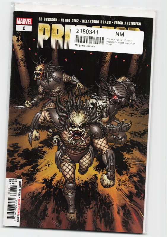Predator #1 (Marvel Comics, 2023), raw, ungraded comic book — front cover