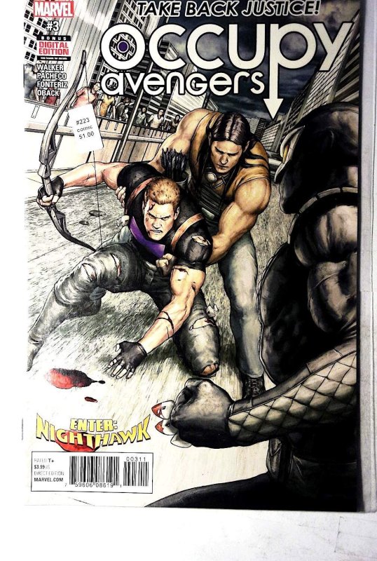 Occupy Avengers #3 (Marvel Comics, 2017), raw, ungraded comic book — front cover