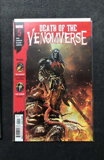 Death of the Venomverse #5 (2023), raw, ungraded comic book — front cover
