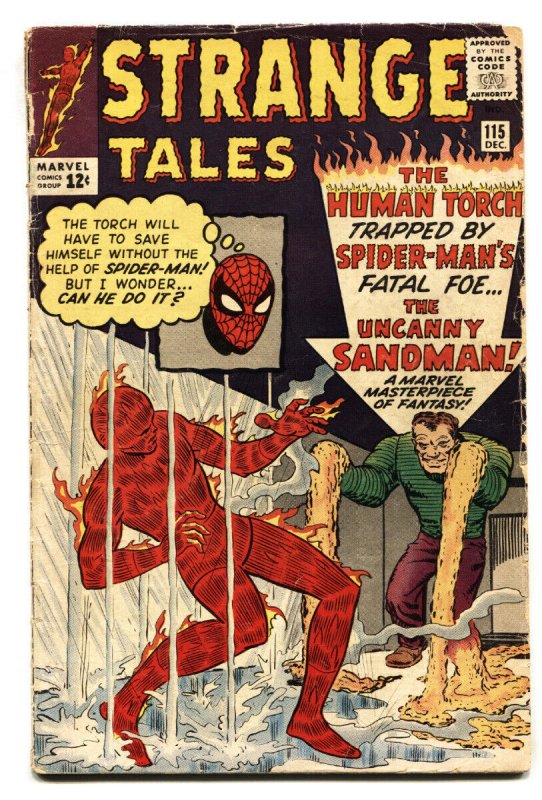 Strange Tales #115 (Marvel Comics, 1963), raw, ungraded comic book — front cover