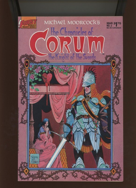 The Chronicles of Corum #2 (1987), raw comic book in 9.0 condition — front cover