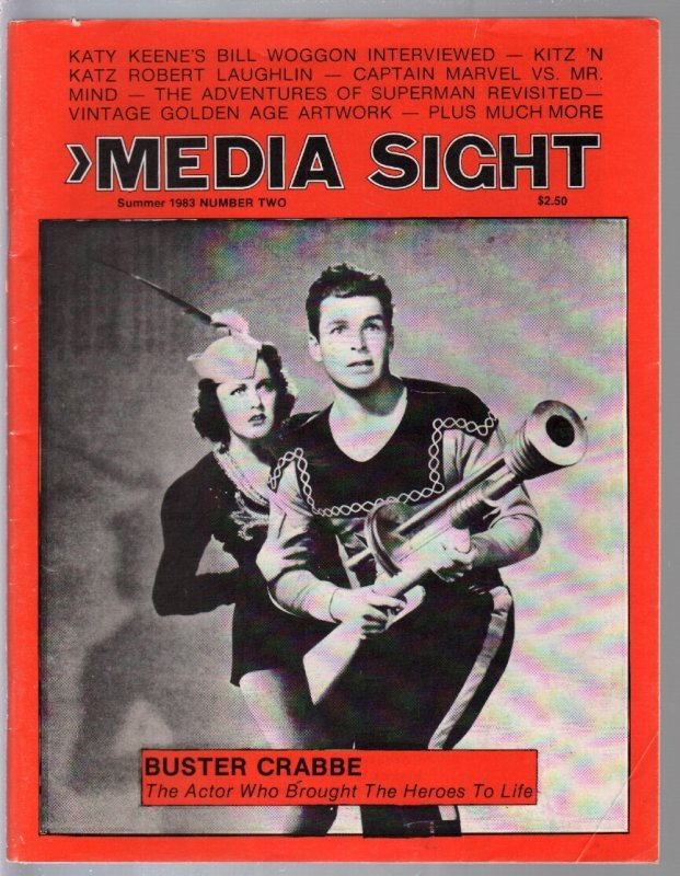Media Sight #2 (1983), raw comic book in VF condition — front cover