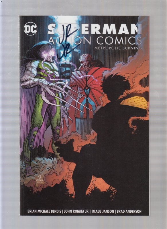 Superman Action Comics Volume 4 - Signed BY John Romita JR! (9.0/9.2) 2021 (2021), raw comic book in 9.0 condition — front cover