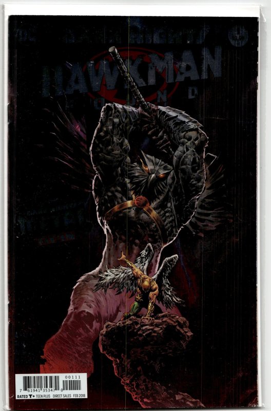 Hawkman Found (2018) Hawkman (2018), raw, ungraded comic book — front cover