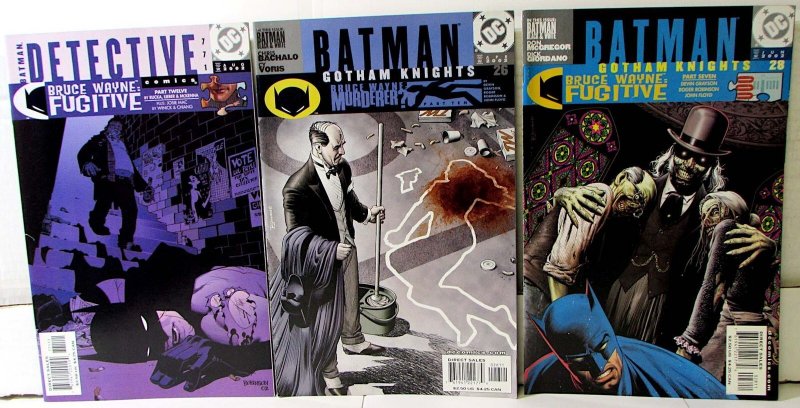 Batman Lot of 3 #Detective 771, Gotham Knights 26, 28 2002 DC 1st Print Comics (DC Comics, 2002), raw, ungraded comic book — front cover