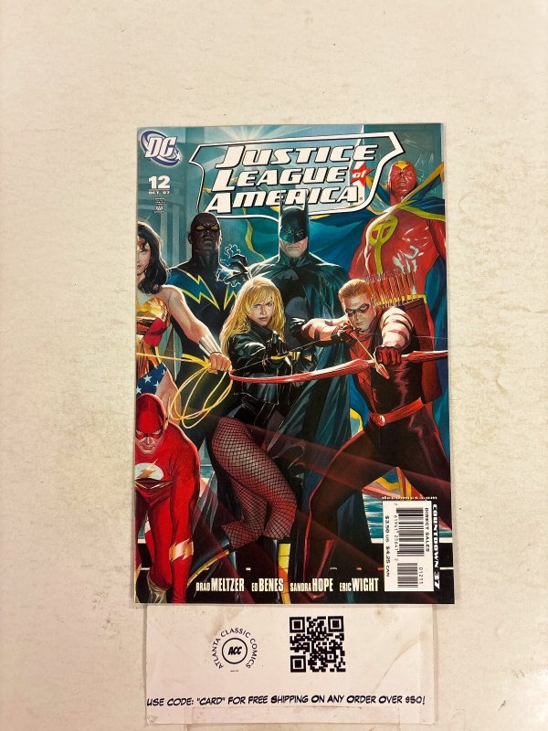 Justice League of America #12 (DC Comics), raw comic book in NM condition — front cover