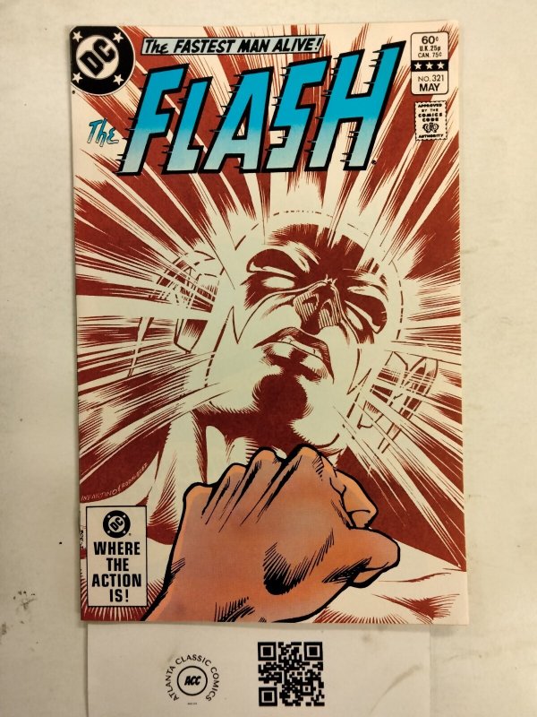 The Flash #321 (DC Comics, 1983), raw comic book in NM condition — front cover