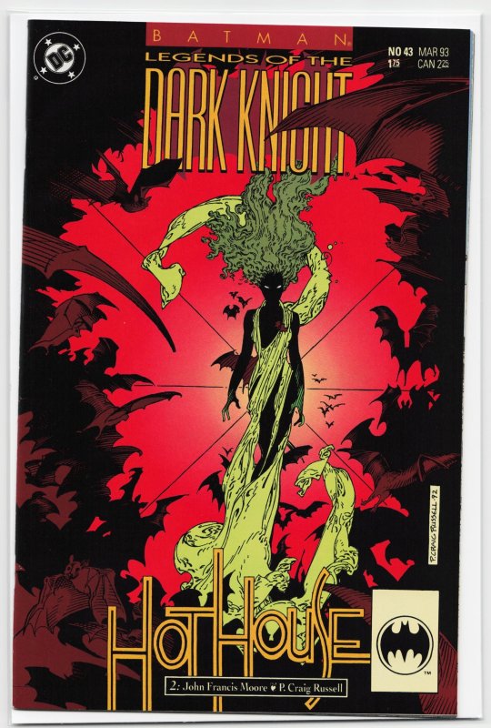 Batman: Legends of the Dark Knight #43 (DC Comics, 1993), raw, ungraded comic book — front cover