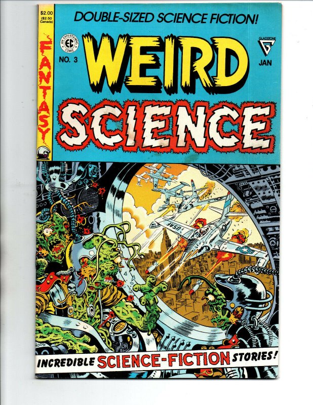 Weird Science #3 (EC Comics, 1991), raw comic book in VF condition — front cover