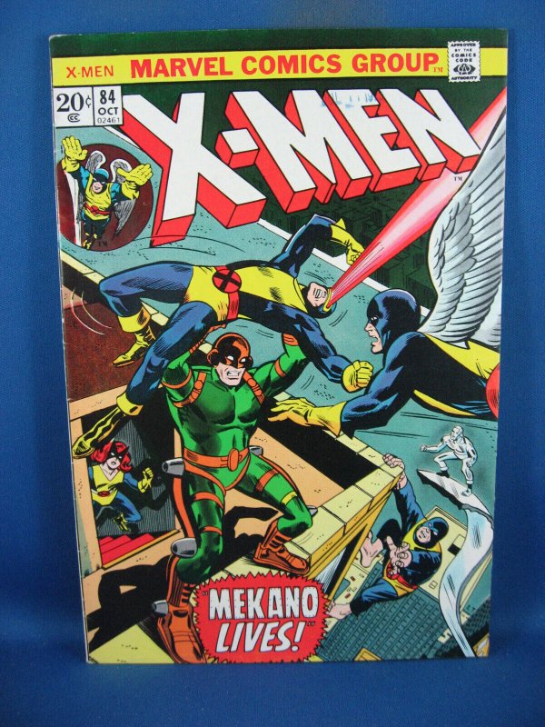 Uncanny X-Men #84 (Marvel Comics, 1973), raw comic book in VF+ condition — front cover