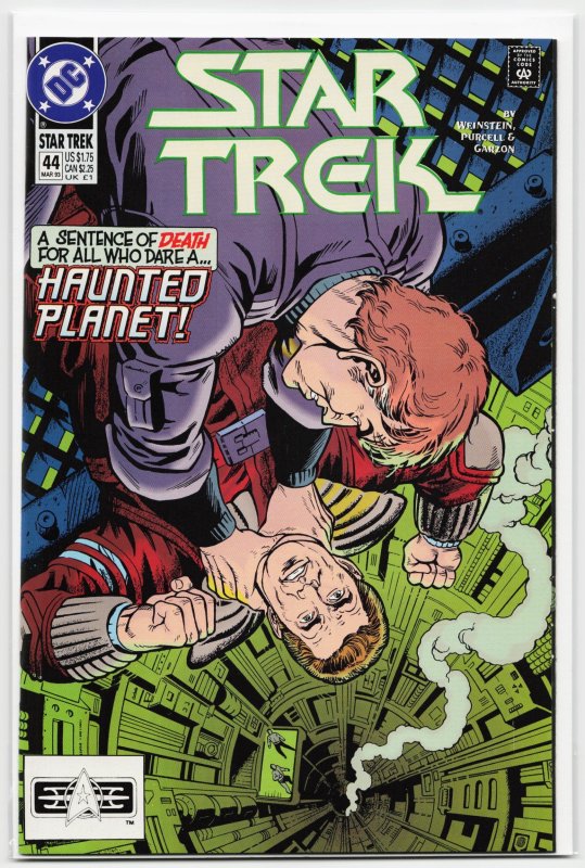 Star Trek #44 (DC Comics, 1993), raw, ungraded comic book — front cover