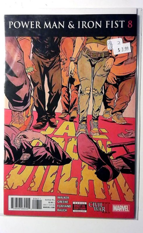 Power Man and Iron Fist #6 (Marvel Comics, 2016), raw, ungraded comic book — front cover
