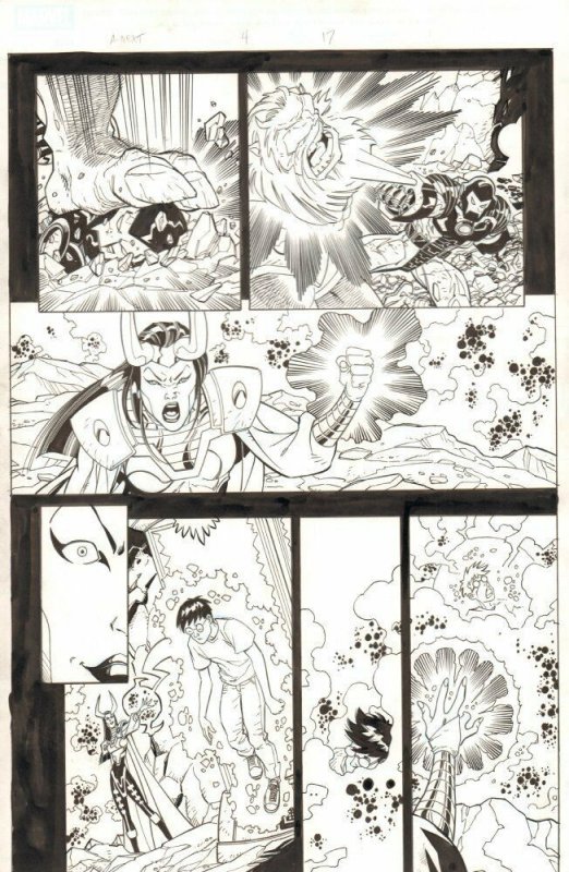 Avengers Next #4 (2007), raw, ungraded comic book — front cover