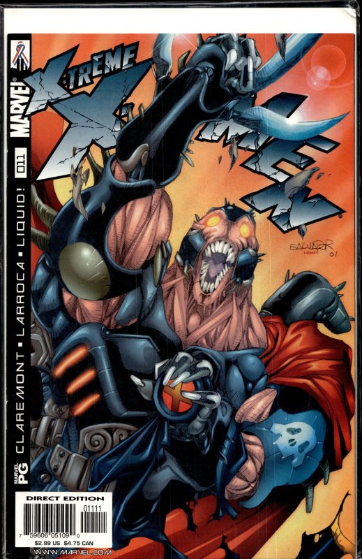 X-Treme X-Men #11 (2002), raw, ungraded comic book — front cover
