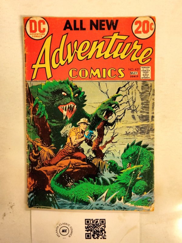 Adventure Comics #427 (DC Comics), raw comic book in VG condition — front cover