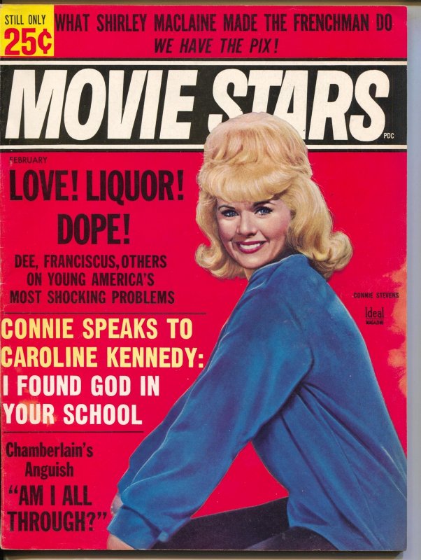 MAG: Movie Stars-Connie Stevens-Hayley Mills-George Peppard-David McCallum-Fe..., raw, ungraded comic book — front cover