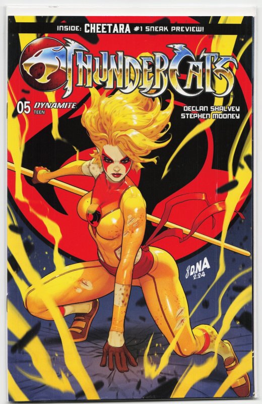 Thundercats #5 (Dynamite Entertainment, 2024), raw, ungraded comic book — front cover