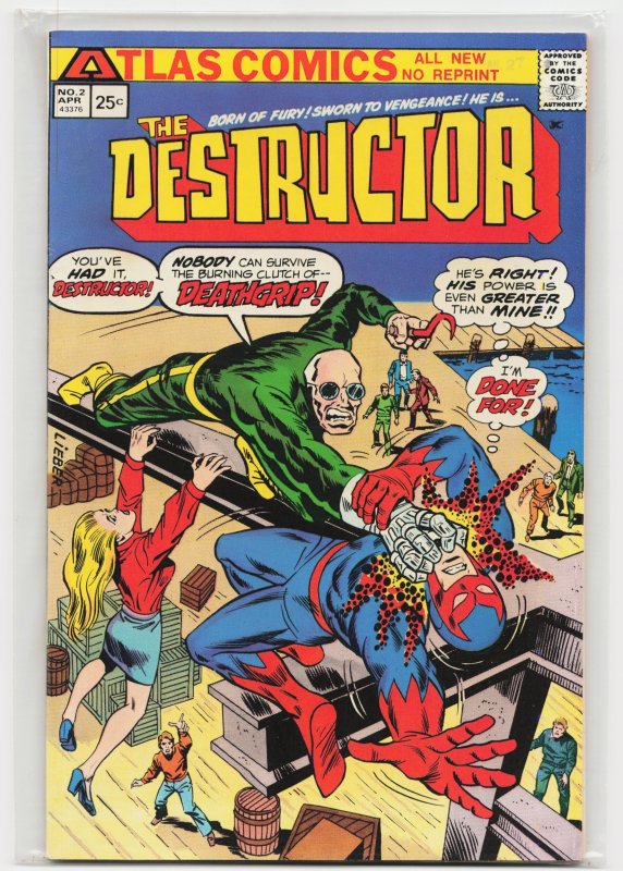 Destructor #2 (1975), raw, ungraded comic book — front cover